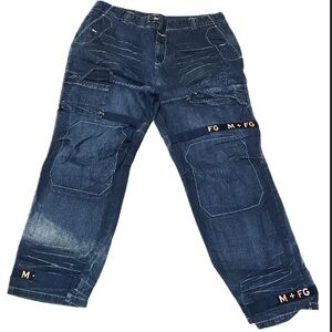 Marithe Francis Girbaud 90’w designer hip hip raver jeans size 42